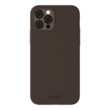 Holdit iPhone 12 / 12 Pro Soft Touch Silikon Deksel - Chocolate