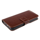 iPhone SE / 5s / 5 EIDERWOOD Flip-deksel med lommebok - Brun