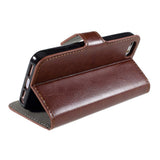 iPhone SE / 5s / 5 EIDERWOOD Flip-deksel med lommebok - Brun