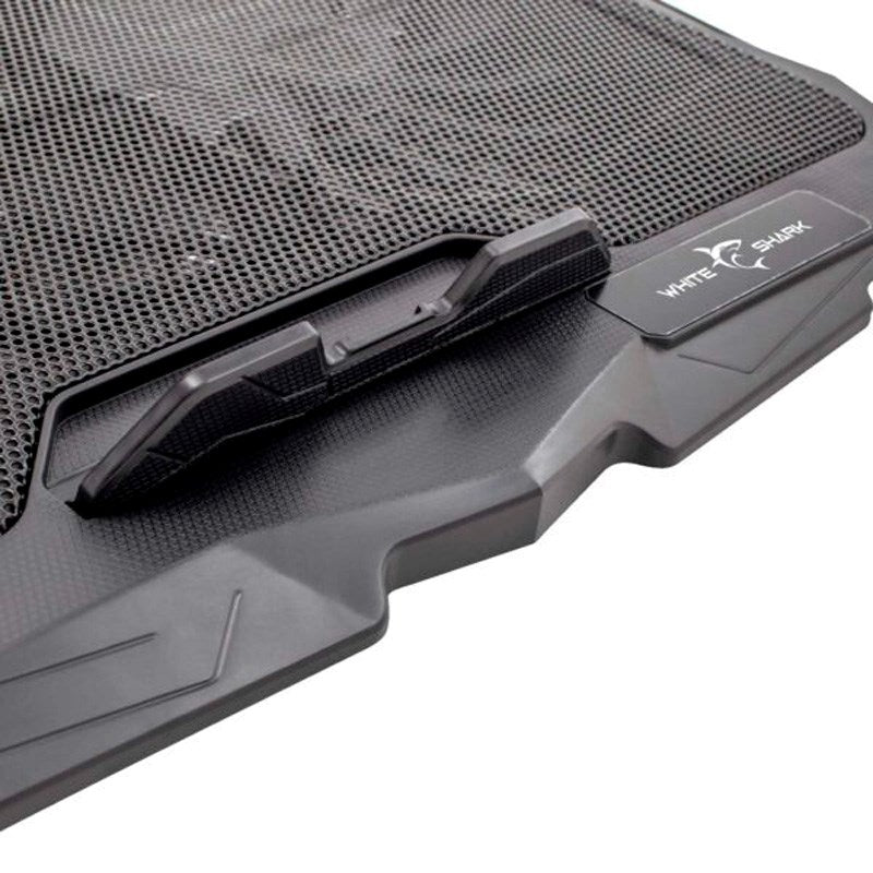 White Shark ICE WARRIOR Laptopstativ med Innebygd Kjøler – Svart