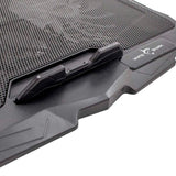 White Shark ICE WARRIOR Laptopstativ med Innebygd Kjøler – Svart