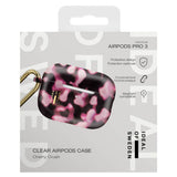 iDeal of Sweden AirPods Pro (3. Gen.) Clear Case med Karabinkrok - Cherry Crush