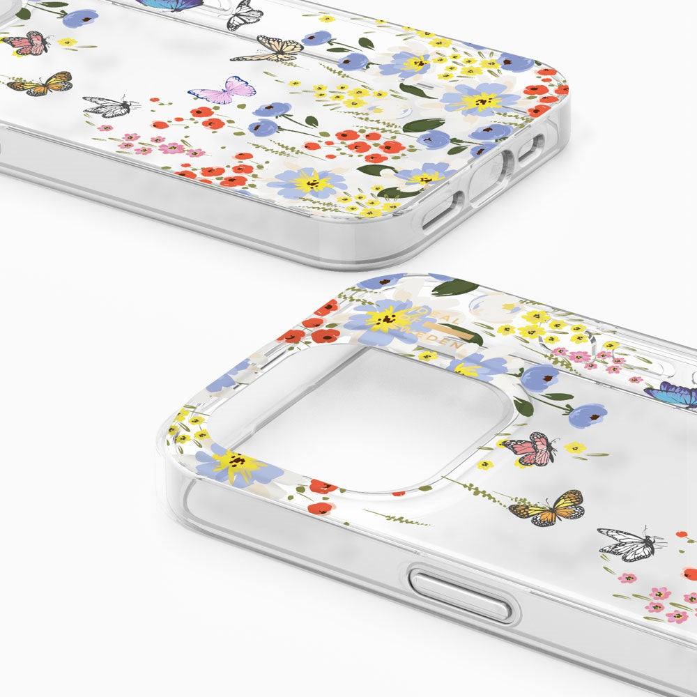 iDeal Of Sweden iPhone 17e / 16e / 15 / 14 / 13 Clear Case - Artistic Garden
