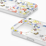 iDeal Of Sweden iPhone 15 Pro Clear Case - Artistic Garden