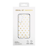 Samsung Galaxy S24 iDeal Of Sweden Clear Deksel - Golden Hearts