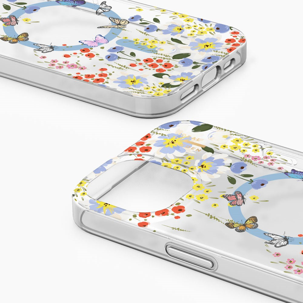 iDeal Of Sweden iPhone 17e / 16e / 15 / 14 / 13 Clear Case - MagSafe Kompatibel - Artistic Garden