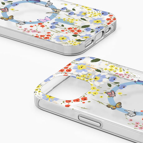 iDeal Of Sweden iPhone 17e / 16e / 15 / 14 / 13 Clear Case - MagSafe Kompatibel - Artistic Garden