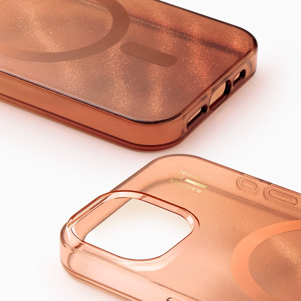 iPhone 17e / 16e / 15 / 14 / 13 iDeal Of Sweden Clear Deksel - MagSafe Kompatibel - Mocha Mousse
