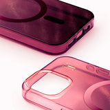 iPhone 17e / 16e / 15 / 14 / 13 iDeal Of Sweden Clear Deksel - MagSafe Kompatibel - Cherry Lacquer