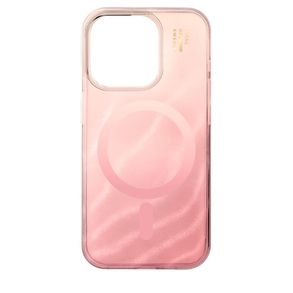 iPhone 15 Pro iDeal Of Sweden Clear Deksel - MagSafe Kompatibel - Rose Blush