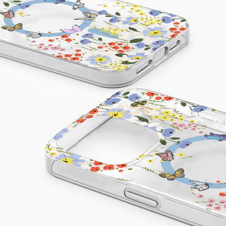 iDeal Of Sweden iPhone 15 Pro Max Clear Case - MagSafe Kompatibel - Artistic Garden