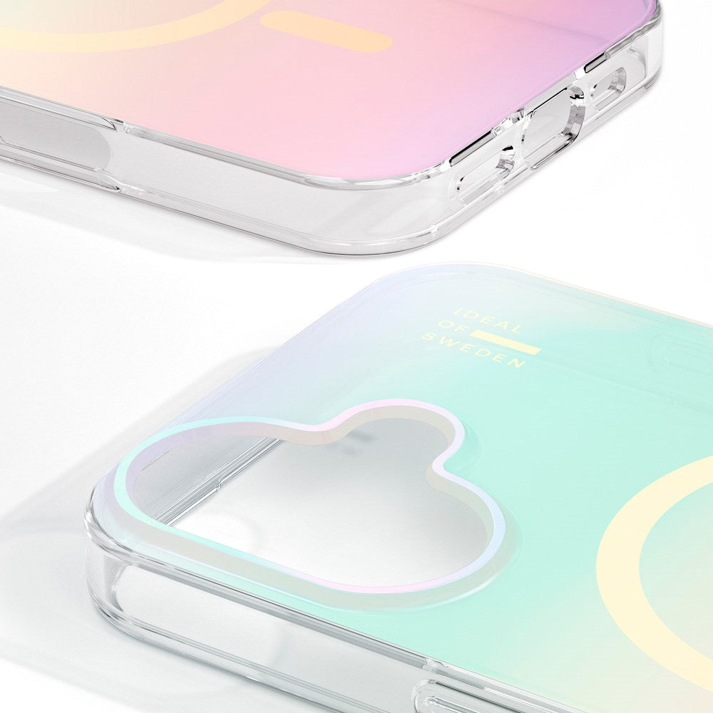 iDeal Of Sweden iPhone 16 Clear Case - MagSafe Kompatibel - Shimmer