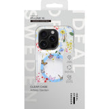 iDeal Of Sweden iPhone 16 Clear Case - MagSafe Kompatibel - Artistic Garden