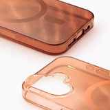 iPhone 16 iDeal Of Sweden Clear Deksel - MagSafe Kompatibel - Mocha Mousse