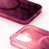 iPhone 16 iDeal Of Sweden Clear Deksel - MagSafe Kompatibel - Cherry Lacquer