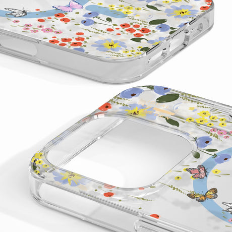 iDeal Of Sweden iPhone 16 Pro Clear Case - MagSafe Kompatibel - Artistic Garden