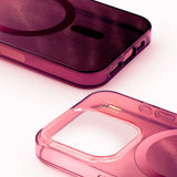 iPhone 16 Pro iDeal Of Sweden Clear Deksel - MagSafe Kompatibel - Cherry Lacquer