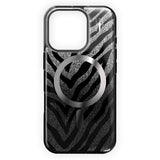 iPhone 16 Pro iDeal Of Sweden Clear Deksel - MagSafe Kompatibel - Zebra Mystique