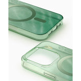 iPhone 16 Pro Max iDeal Of Sweden Clear Deksel - MagSafe Kompatibel - Sage Green