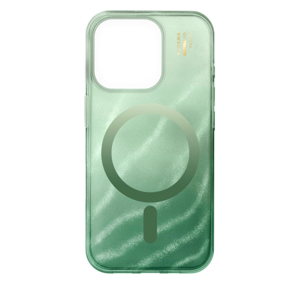 iPhone 16 Pro Max iDeal Of Sweden Clear Deksel - MagSafe Kompatibel - Sage Green