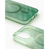 iPhone 17 iDeal Of Sweden Clear Deksel - MagSafe Kompatibel - Sage Green