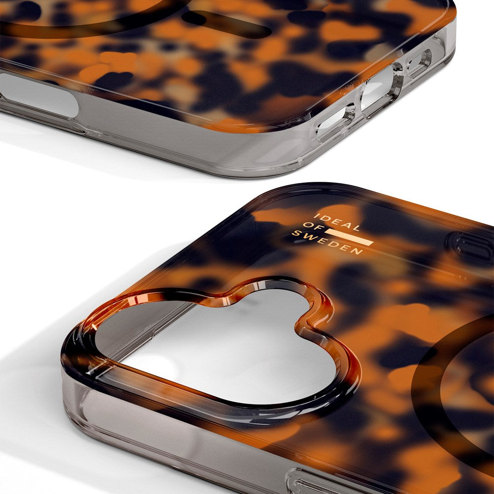 iPhone 17 iDeal Of Sweden Clear Deksel - MagSafe Kompatibel - Tortoise