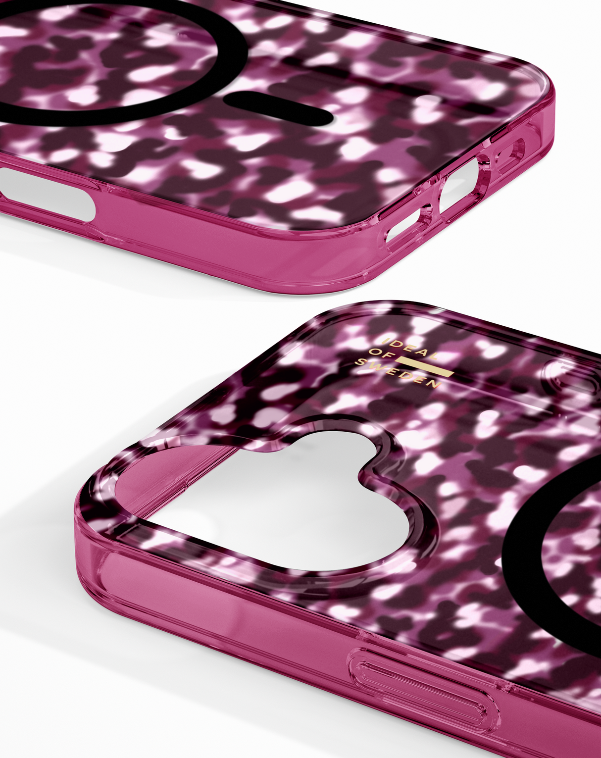 iPhone 17 iDeal Of Sweden Clear Deksel - MagSafe Kompatibel - Cherry Crush