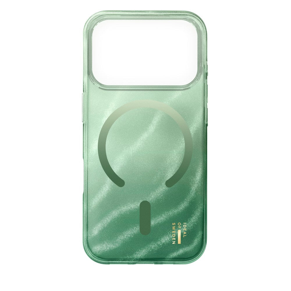 iPhone 17 Pro Max iDeal Of Sweden Clear Deksel - MagSafe Kompatibel - Sage Green