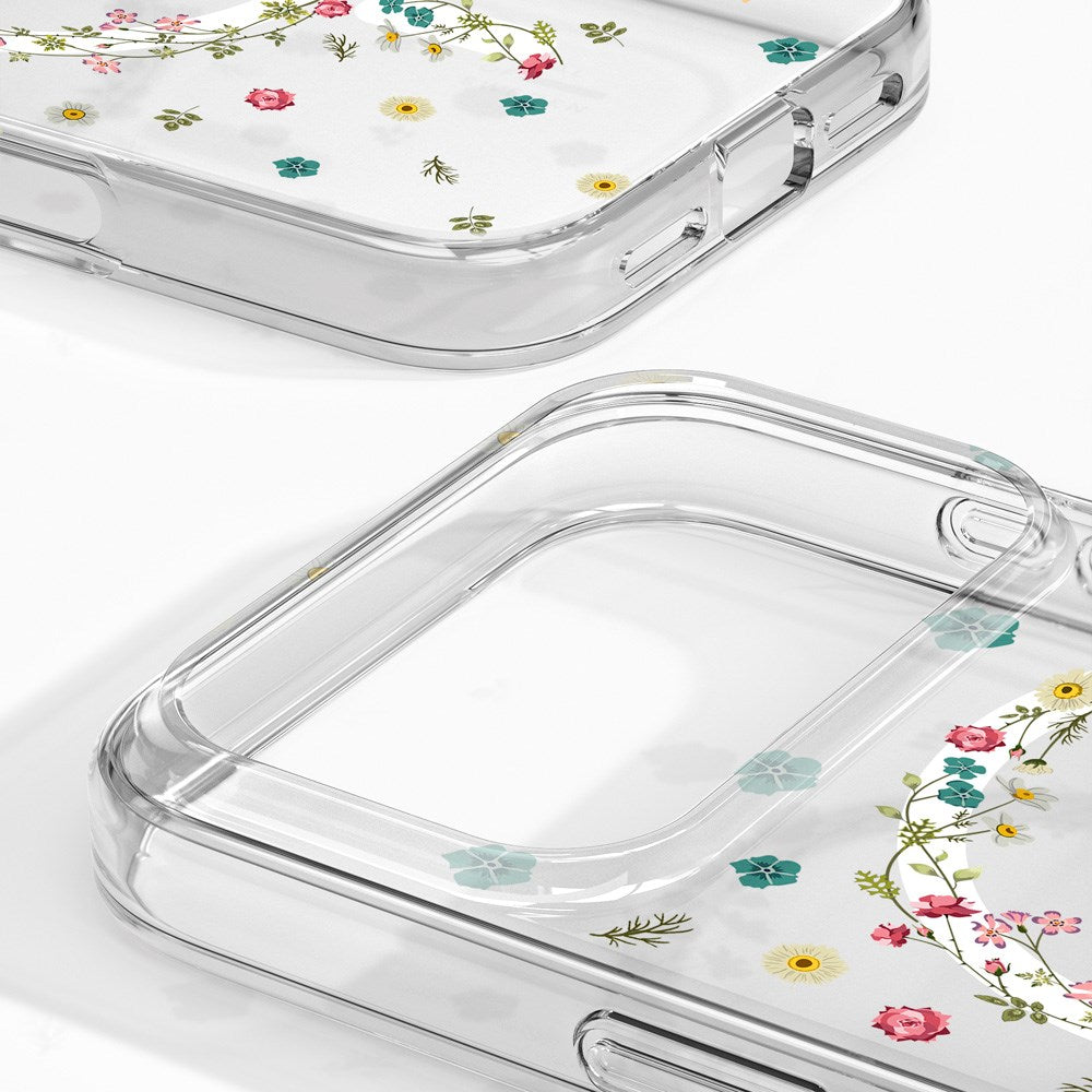 iPhone 17 Pro Max iDeal Of Sweden Clear Deksel - MagSafe Kompatibel - Petite Floral