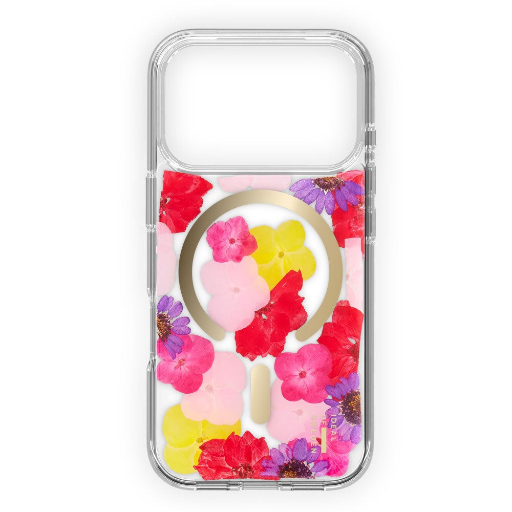 iPhone 17 Pro iDeal Of Sweden Clear Deksel - MagSafe Kompatibel - Tropical Floral
