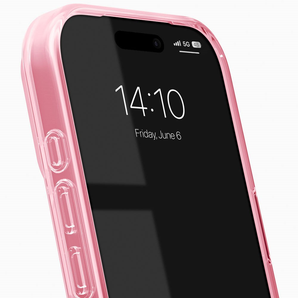 iPhone 18 Pro / 17 Pro iDeal Of Sweden Clear Deksel - MagSafe Kompatibel - Cherry Lacquer