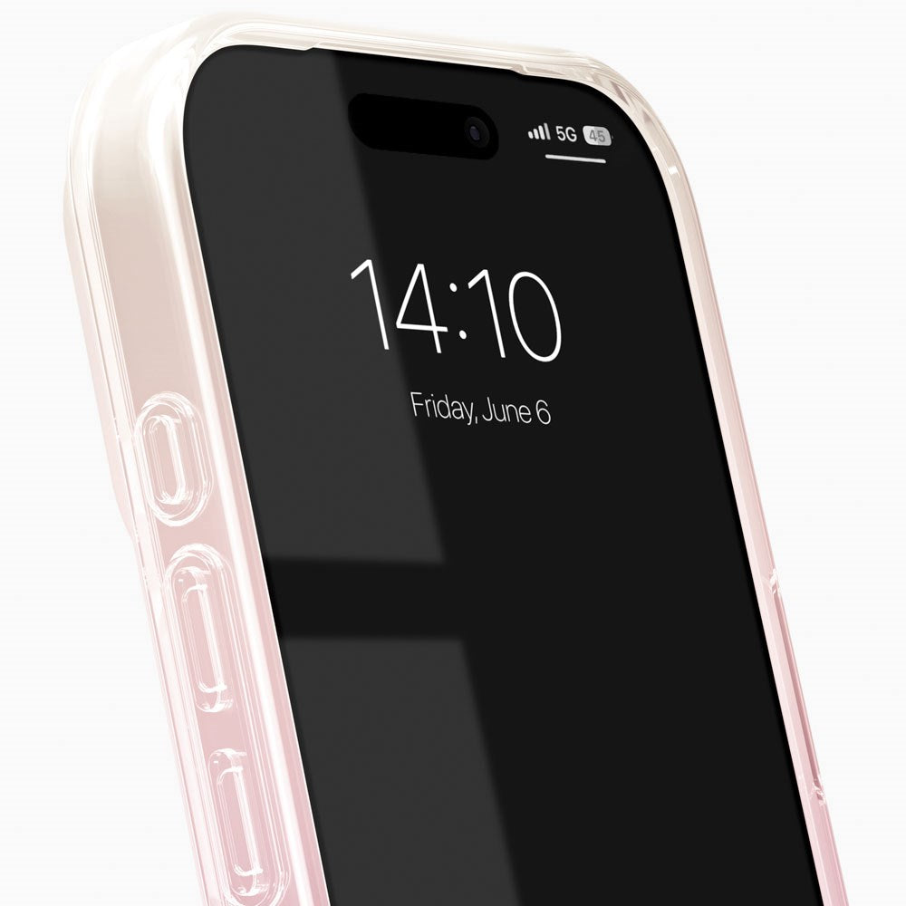 iPhone 18 Pro Max / 17 Pro Max iDeal Of Sweden Clear Deksel - MagSafe Kompatibel - Rose Blush