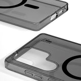 Samsung Galaxy S25 Ultra iDeal Of Sweden Clear Deksel - Trådløs Lading - Tinted Black