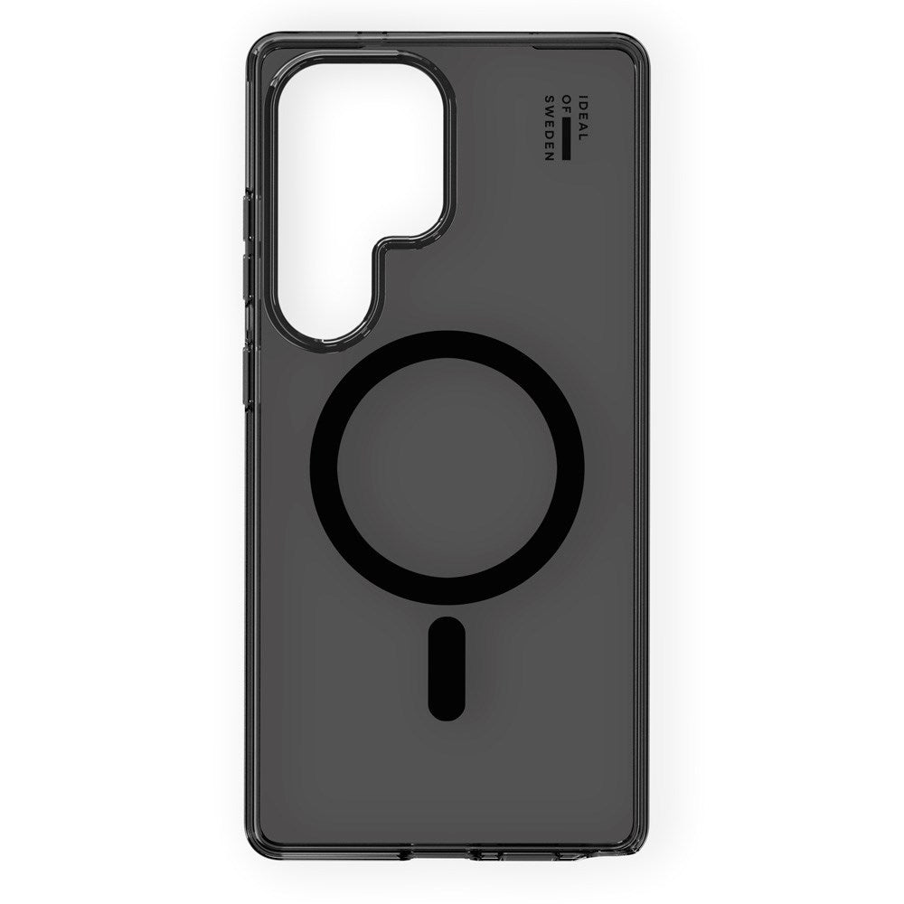 Samsung Galaxy S25 Ultra iDeal Of Sweden Clear Deksel - Trådløs Lading - Tinted Black