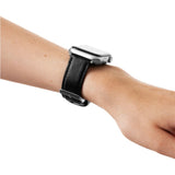 Apple Watch (38/40/SE/41/42mm) iDeal of Sweden Vegansk Lærrem - Iconic Black