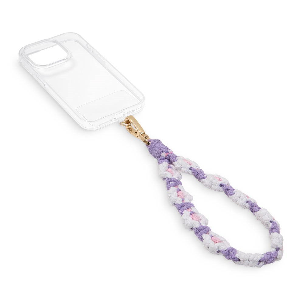 iDeal of Sweden Cord Wristlet Rem - Lilla Blomster
