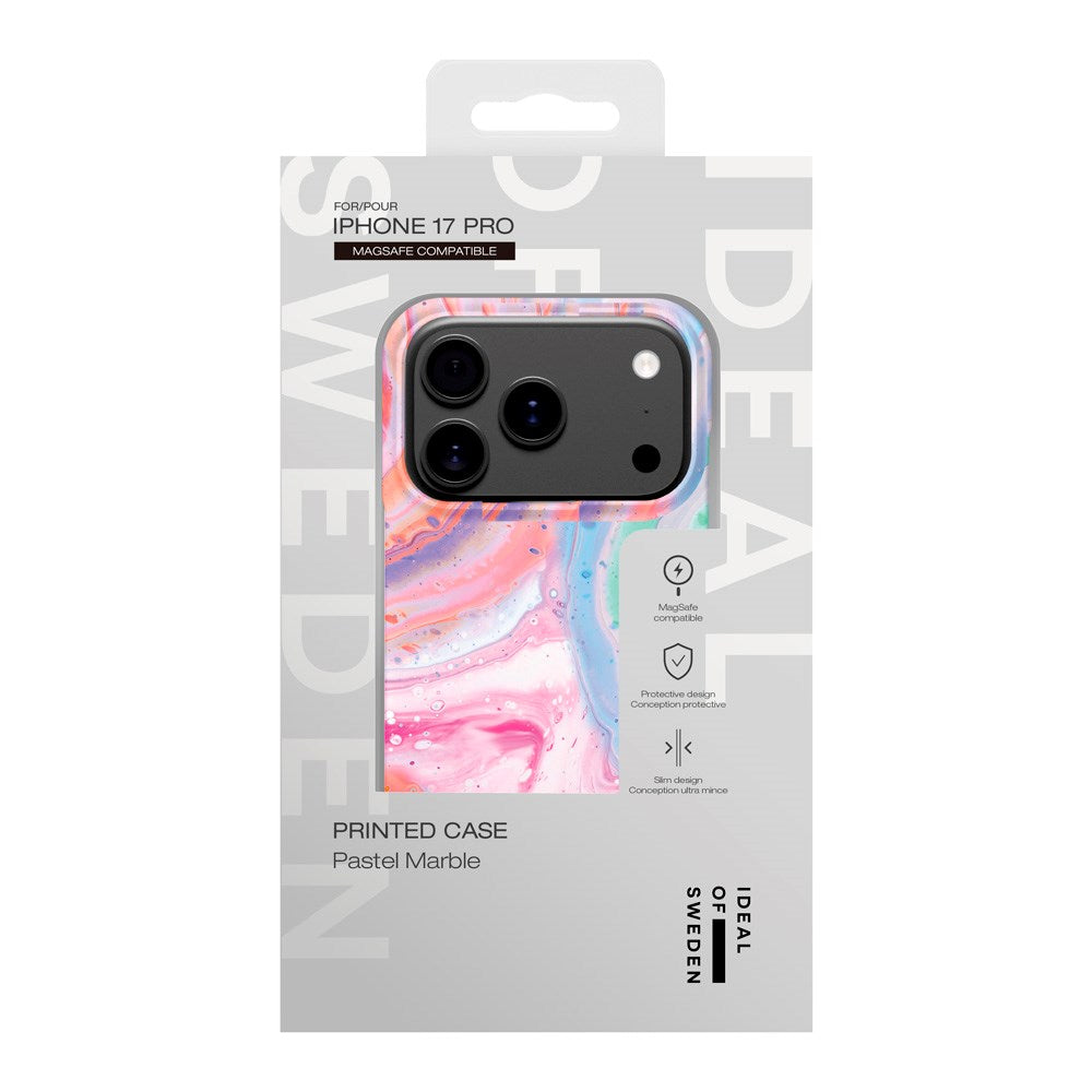 iDeal Of Sweden iPhone 17 Pro Fashion Deksel - MagSafe Kompatibel - Pastel Marble