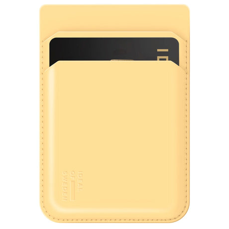 iDeal Of Sweden Magnetisk Kortholder - MagSafe-Kompatibel - Soft Lemon