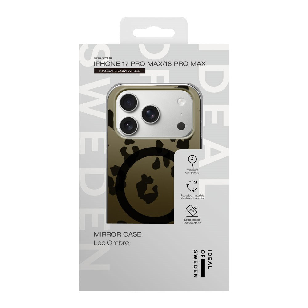 iPhone 18 Pro Max / 17 Pro Max iDeal Of Sweden Mirror Deksel - MagSafe Kompatibel - Leo Ombre