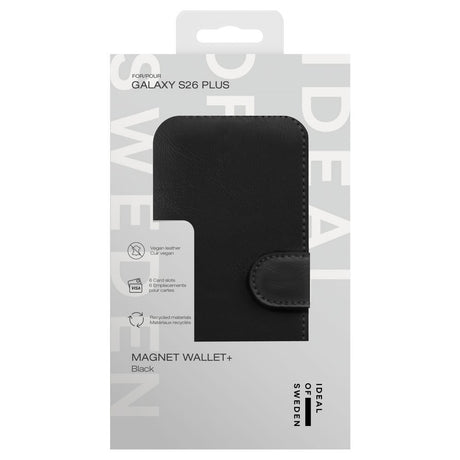 Samsung Galaxy S26+ (Plus) iDeal Of Sweden Magnet Wallet+ Deksel - Svart