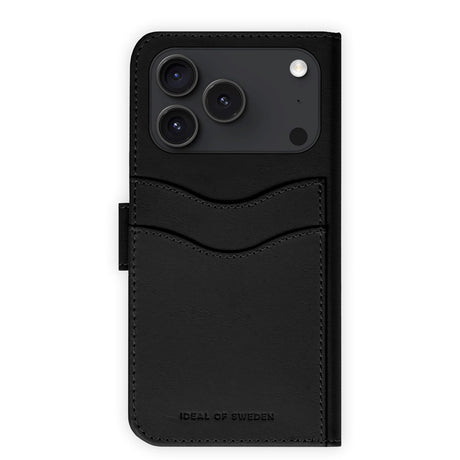 iDeal Of Sweden iPhone 17 Magnet Wallet+ Deksel - MagSafe Kompatibel - Black