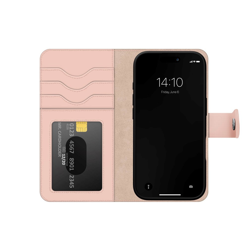 iDeal Of Sweden iPhone 17 Pro Magnet Wallet+ Deksel - MagSafe Kompatibel - Pink