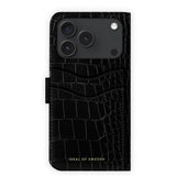iPhone 18 Pro / 17 Pro iDeal Of Sweden Magnet Wallet+ Deksel - MagSafe Kompatibel - Black Croco