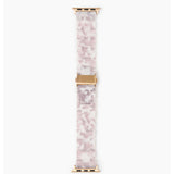 Apple Watch (42/44/SE/45/46/49mm) iDeal of Sweden Resin Klokkerem - Pink Pearl