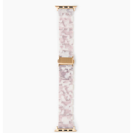 Apple Watch (42/44/SE/45/46/49mm) iDeal of Sweden Resin Klokkerem - Pink Pearl