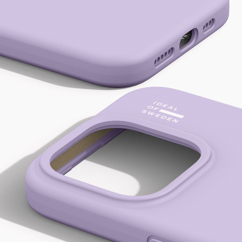 iPhone 15 Pro iDeal Of Sweden Silicone Deksel - Lavender Milk