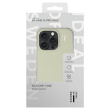 iPhone 15 Pro Max iDeal Of Sweden Silicone Deksel - Sage Green
