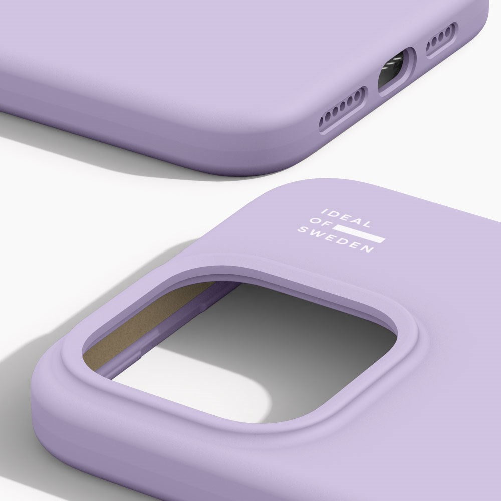 iPhone 15 Pro Max iDeal Of Sweden Silicone Deksel - Lavender Milk