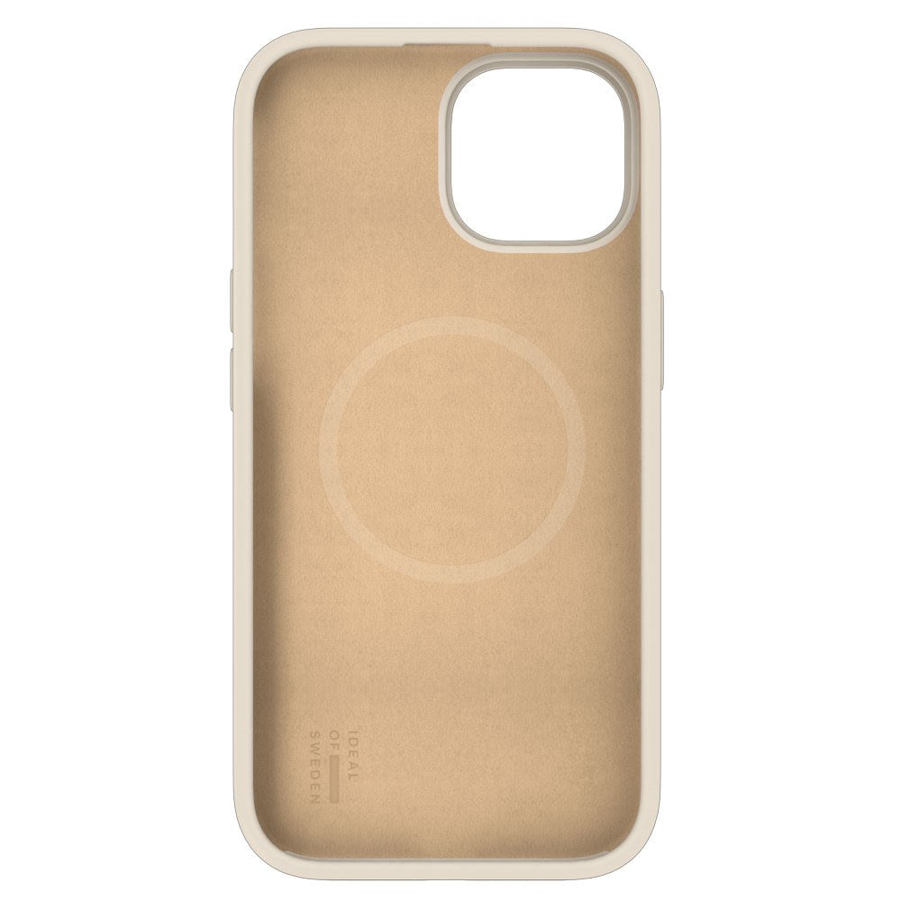 iPhone 17e / 16e / 15 / 14 / 13 iDeal Of Sweden Silicone Deksel - MagSafe Kompatibel - Cloud Dancer
