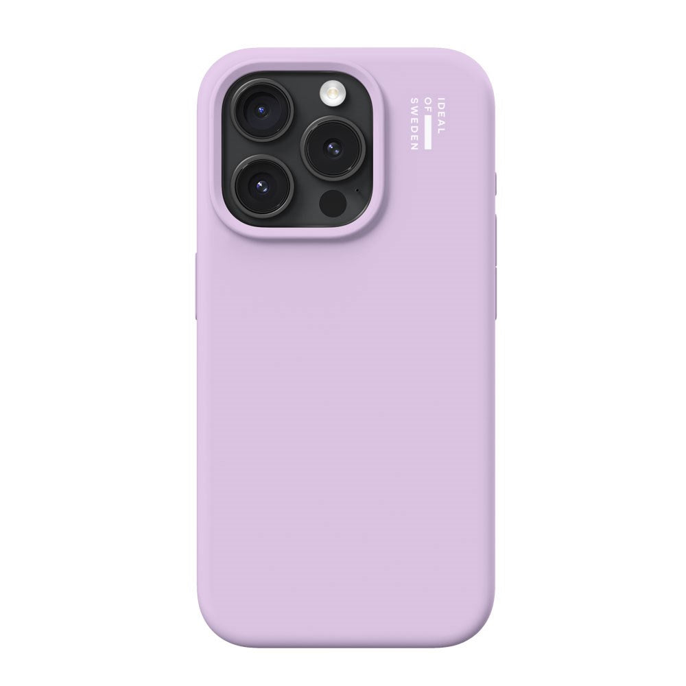 iPhone 15 Pro iDeal Of Sweden Silicone Deksel - Lavender Milk